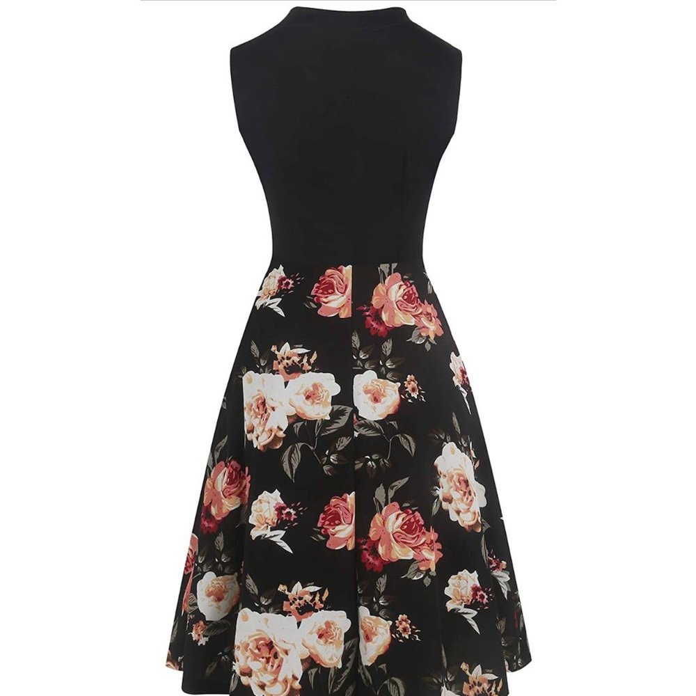 Oxiuli Fashion Vintage A-Line Party Dress L - Picture 4 of 5